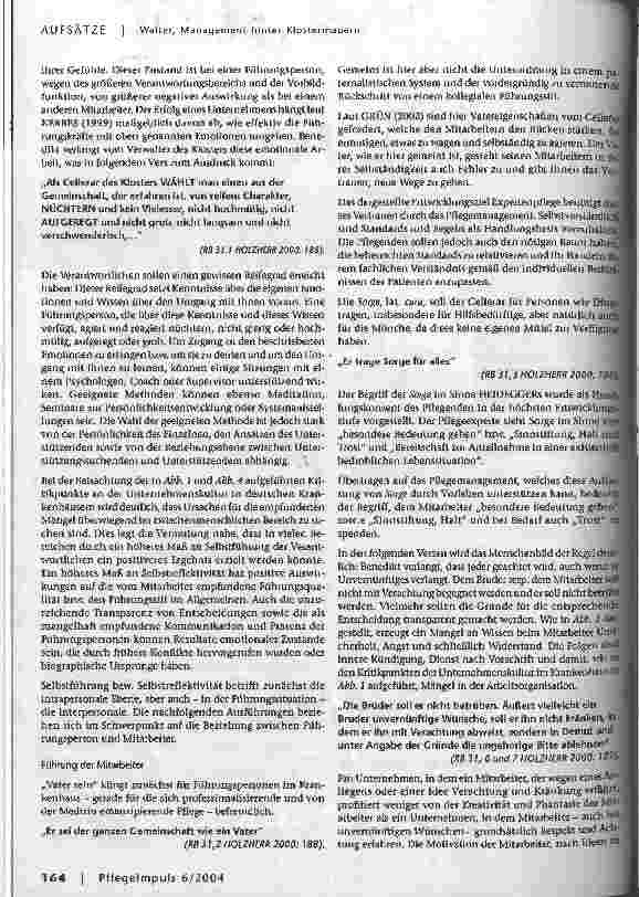Vorschauseite 2: Management hinter Klostermauern