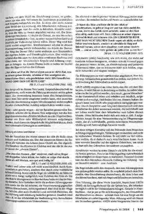 Vorschauseite 3: Management hinter Klostermauern