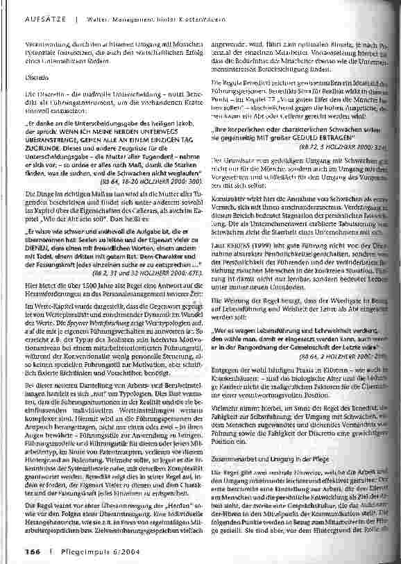 Vorschauseite 4: Management hinter Klostermauern