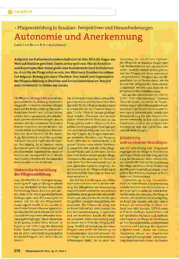 Vorschauseite 1: Autonomie und Anerkennung