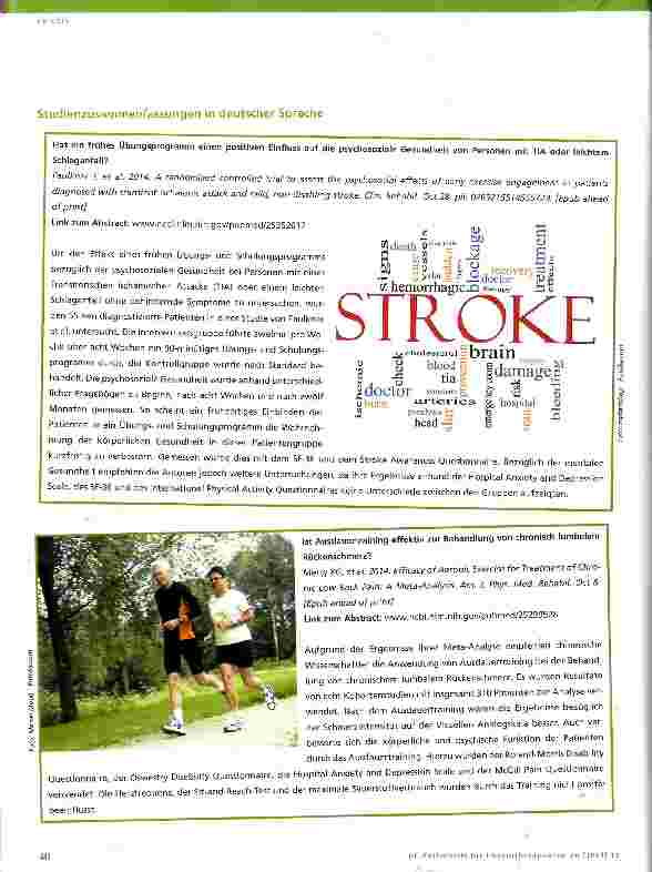 Vorschauseite 2: Evidenz-Update für die Physiotherapie