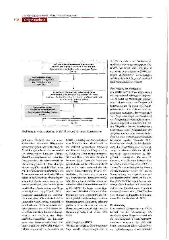 Vorschauseite 4: Nursing Minimum Data Sets (NMDS) - eine Literatur-übersicht bezüglich Zielsetzungen und Datenelementen