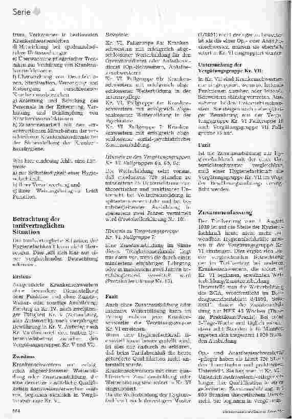 Vorschauseite 2: Führungsinstrumente im Krankenhaus 5. Folge: Stellenbeschreibung und Bewertung des Kinder/Krankenpflegers für Krankenhaushygiene (Hygienefachkraft)