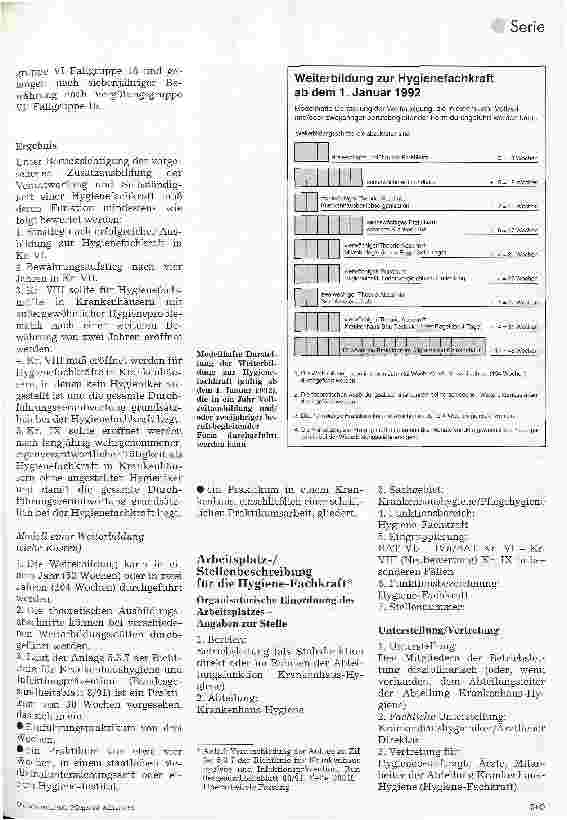 Vorschauseite 3: Führungsinstrumente im Krankenhaus 5. Folge: Stellenbeschreibung und Bewertung des Kinder/Krankenpflegers für Krankenhaushygiene (Hygienefachkraft)