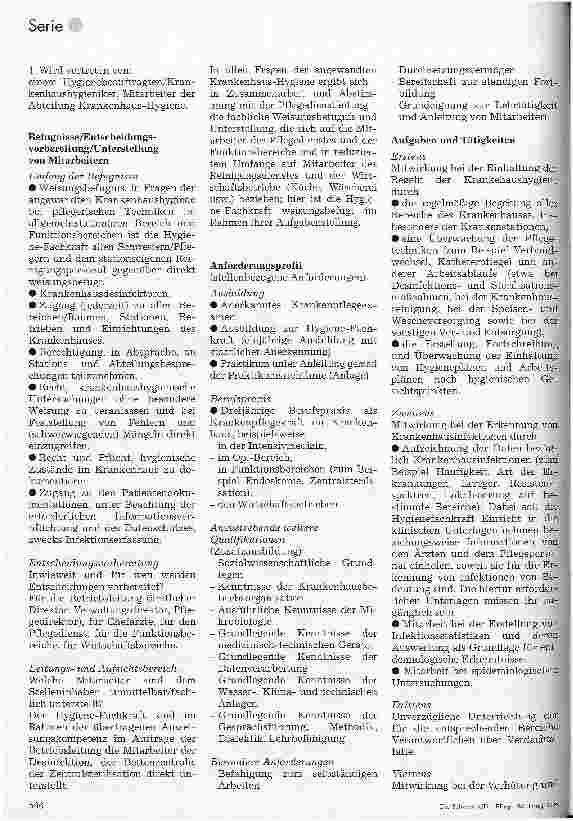 Vorschauseite 4: Führungsinstrumente im Krankenhaus 5. Folge: Stellenbeschreibung und Bewertung des Kinder/Krankenpflegers für Krankenhaushygiene (Hygienefachkraft)