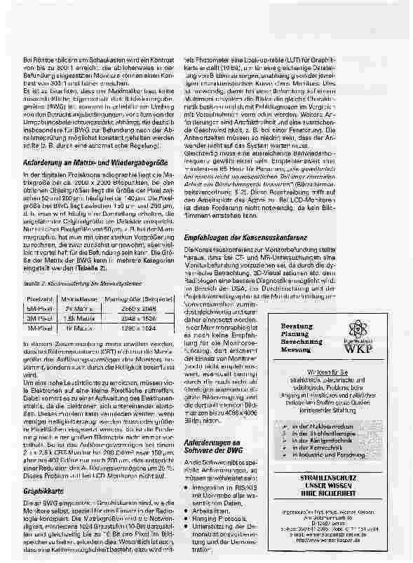 Vorschauseite 2: Befundungsmonitore in der Röntgendiagnostik
