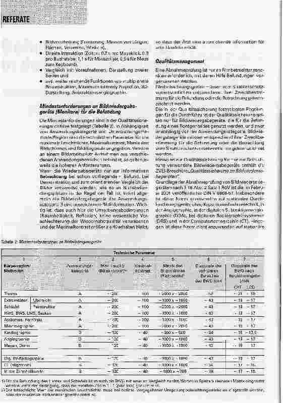Vorschauseite 3: Befundungsmonitore in der Röntgendiagnostik