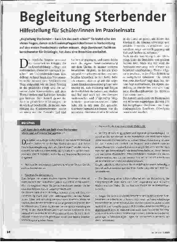 Vorschauseite 1: Begleitung Sterbender