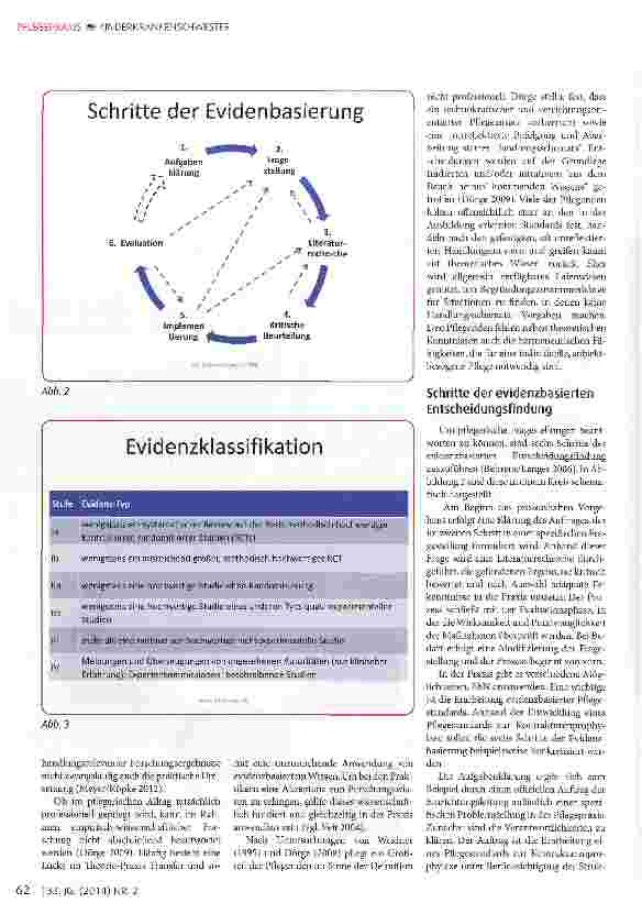 Vorschauseite 3: Das Konzept der Evidenzbasierten Pflegepraxis