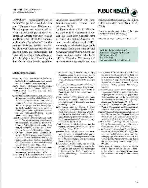 Vorschauseite 2: Psychische Schutzfaktoren bei Kindern