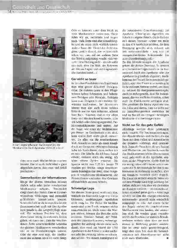 Vorschauseite 5: Weniger Medizin, mehr Verstand