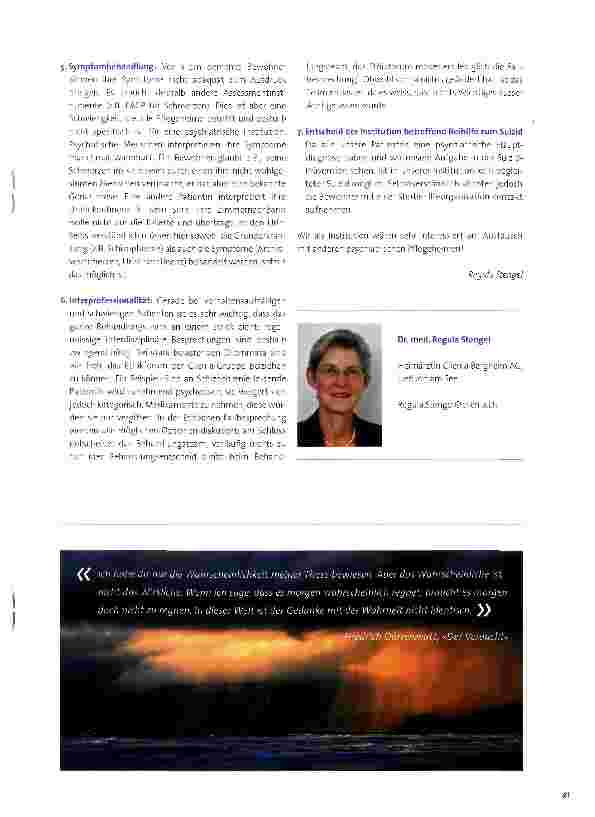 Vorschauseite 2: Implementation von Palliative Care in einer psychiatrischen Langzeit- Institution