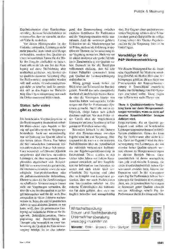 Vorschauseite 2: Gute Basis