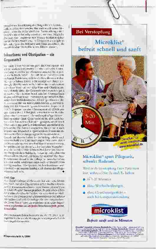 Vorschauseite 4: Schnelle Erleichterung oder dauerhafte Darmträgheit?Was Laxanzien bewirken