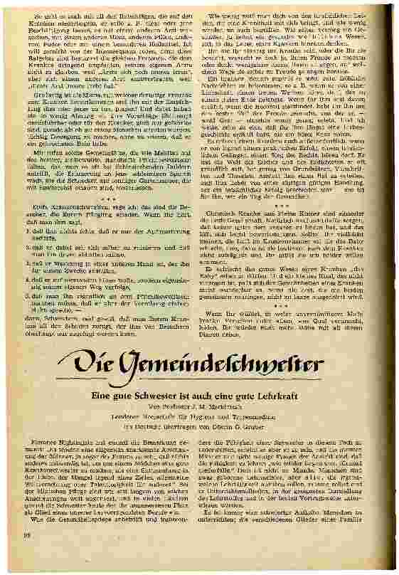 Vorschauseite 1: Eine gute Schwester ist auch eine gute Lehrkraft