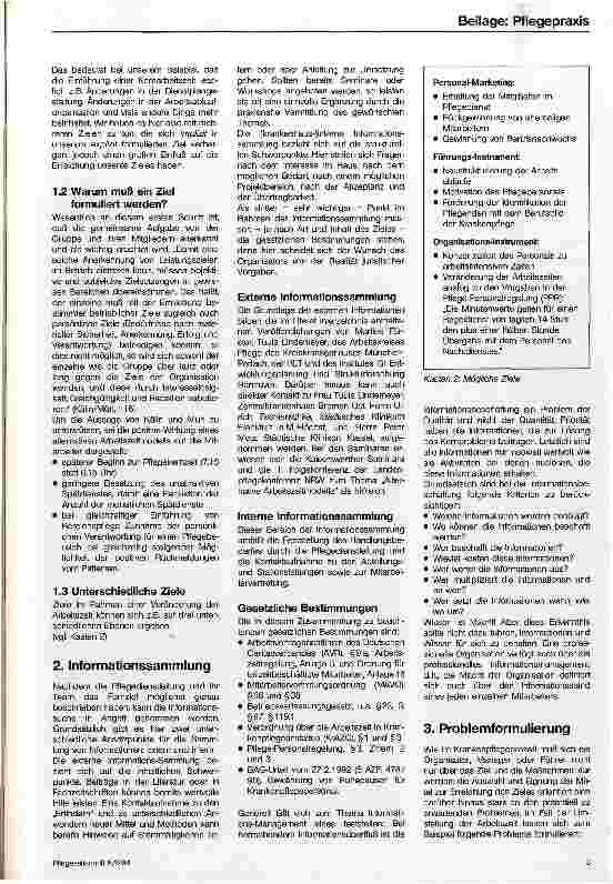 Vorschauseite 2: Die Einführung alternativer Modelle in die Krankenpflege dargestellt am Bsp. des Bremer Arbeitszeitmodells