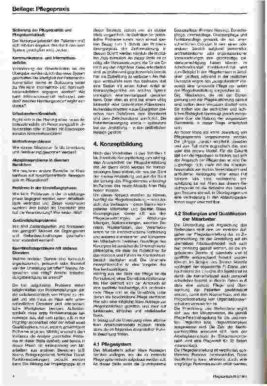 Vorschauseite 3: Die Einführung alternativer Modelle in die Krankenpflege dargestellt am Bsp. des Bremer Arbeitszeitmodells