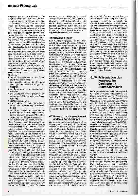 Vorschauseite 5: Die Einführung alternativer Modelle in die Krankenpflege dargestellt am Bsp. des Bremer Arbeitszeitmodells