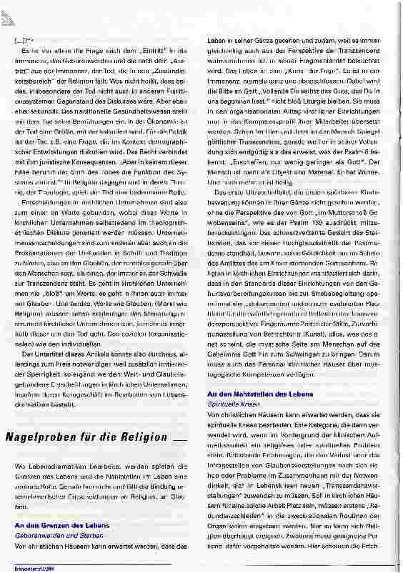 Vorschauseite 4: Gott oder die Welt - Wertgebundene Entscheidungen in kirchlichen Unternehmen