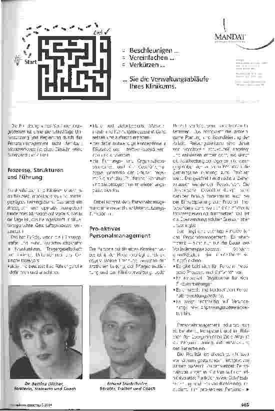 Vorschauseite 2: Wie gut ist das Personalmanagement?Es muss pro-aktiver interner Dienstleister sein