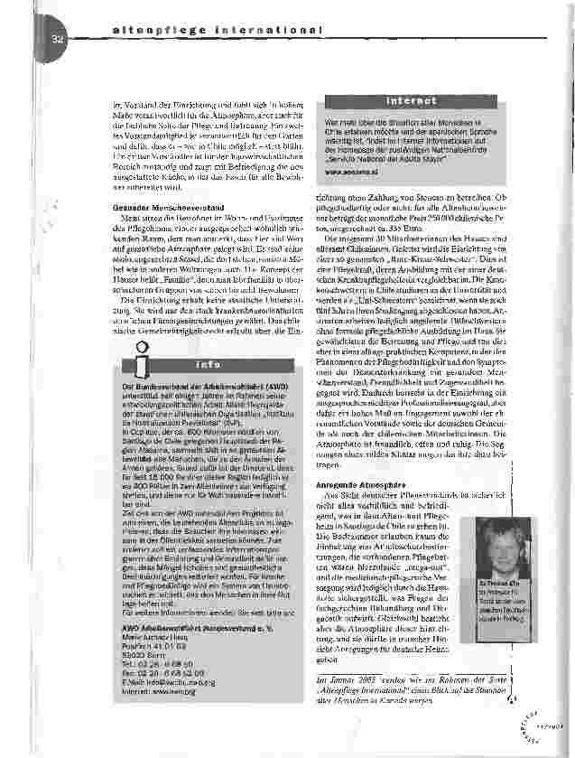 Vorschauseite 3: Schwache Strukturen. Altenpflege international