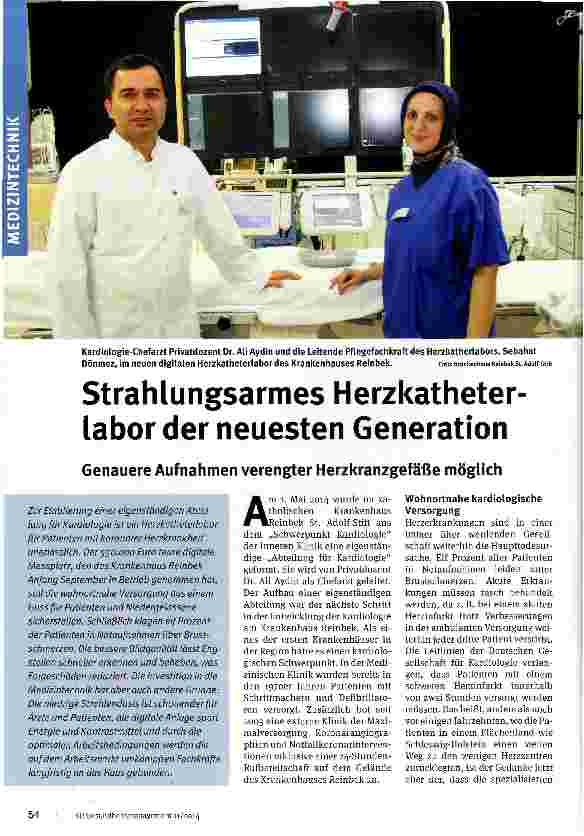 Vorschauseite 1: Strahlungsarmes Herzkatheterlabor der neuesten Generation