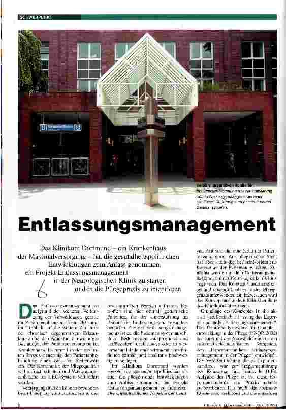 Vorschauseite 1: Entlassungsmanagement
