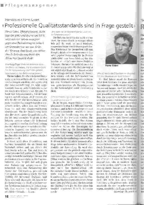 Vorschauseite 1: Professionelle Qualitätsstandards sind in Frage gestellt