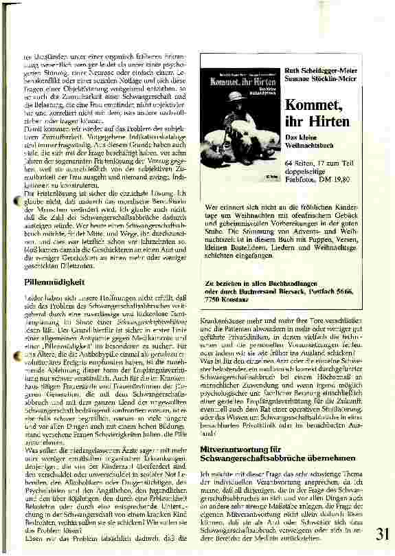 Vorschauseite 4: Sieben Jahre nach der Reform des Paragraphen 218
