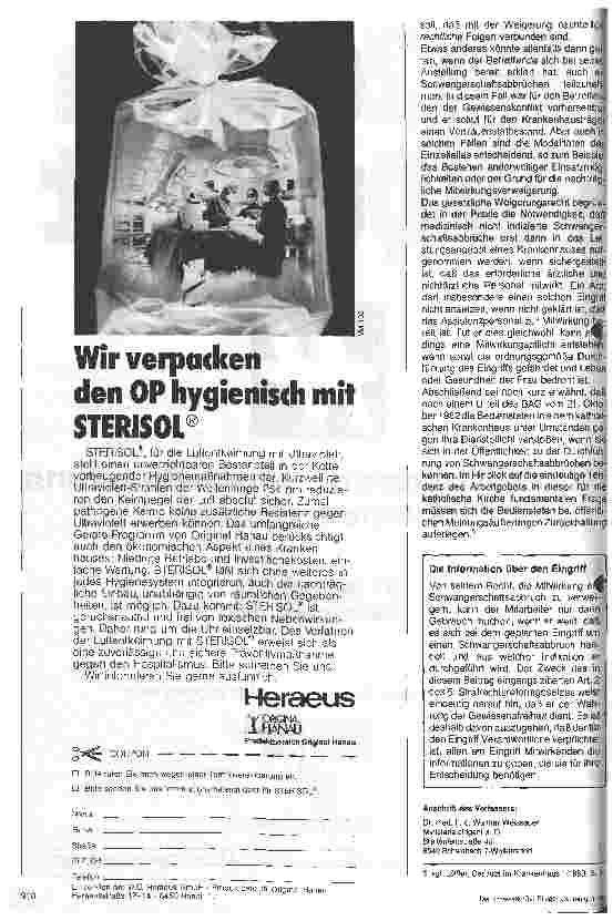 Vorschauseite 3: Das Mitwirken des nichtärztlichen Hilfspersonals am Schwangerschaftsabbruch