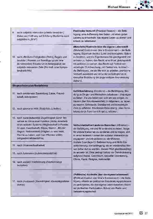 Vorschauseite 4: Case Management, Capability Approach und Bedürfnisse