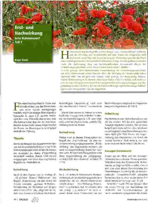 Vorschauseite 1: Erstund Nachwirkung?