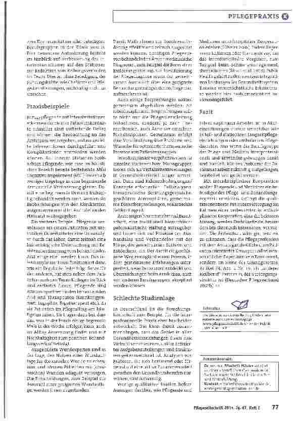 Vorschauseite 4: Hierarchische Dominanz der Medizin