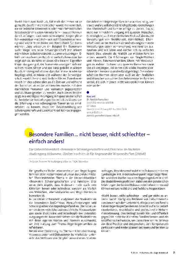 Vorschauseite 3: Wie mit Regenbogenfamilien umgehen?
