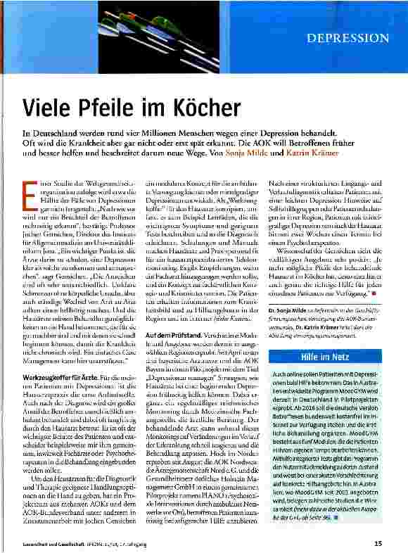 Vorschauseite 1: Viele Pfeile im Köcher