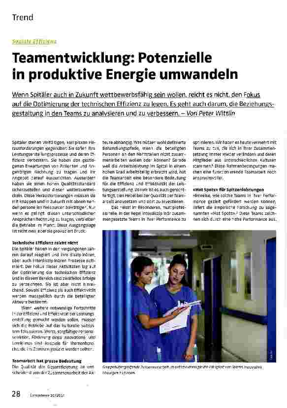 Vorschauseite 1: Teamentwicklung: Potenzielle in produktive Energie umwandeln