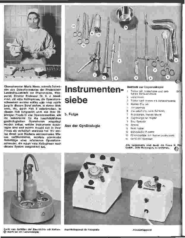 Vorschauseite 1: Instrumentensiebe 5. Folge: Aus der Gynäkologie