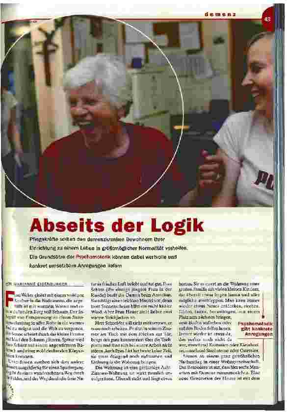 Vorschauseite 1: Abseits der Logik