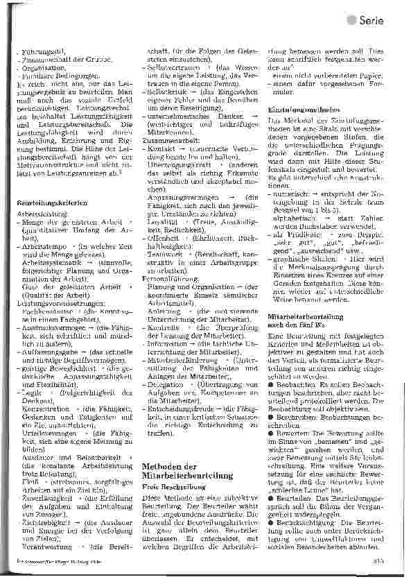 Vorschauseite 4: Führungsinstumente im Krankenhaus 6. Folge: Mitarbeiterbeurteilung