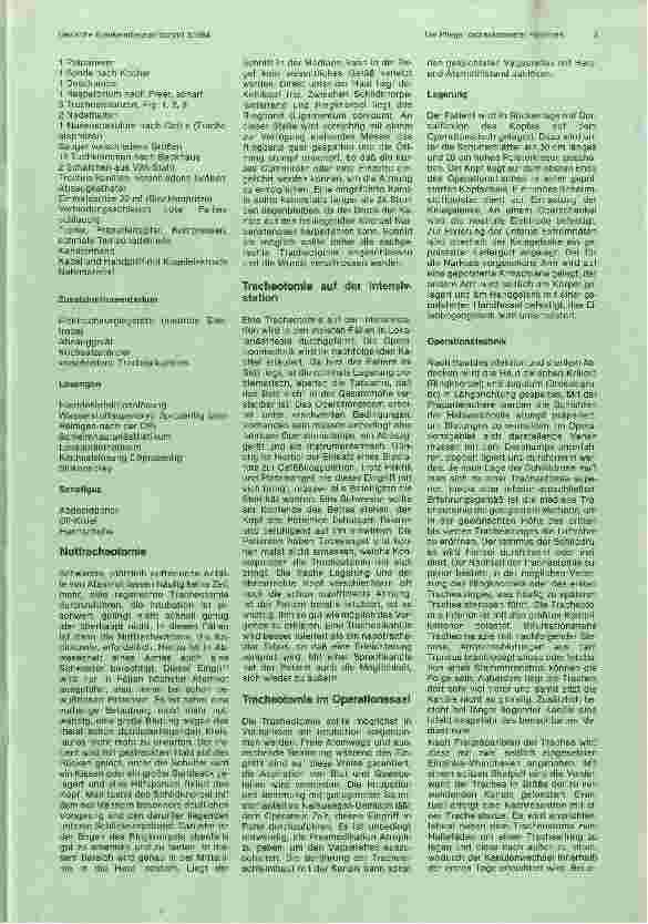 Vorschauseite 2: Die Pflege tracheotomierter Patienten