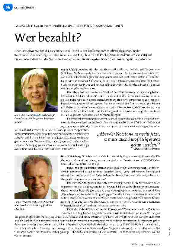 Vorschauseite 1: Wer bezahlt?