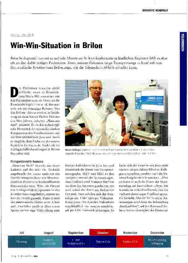 Vorschauseite 1: Win-Win-Situation in Brilon