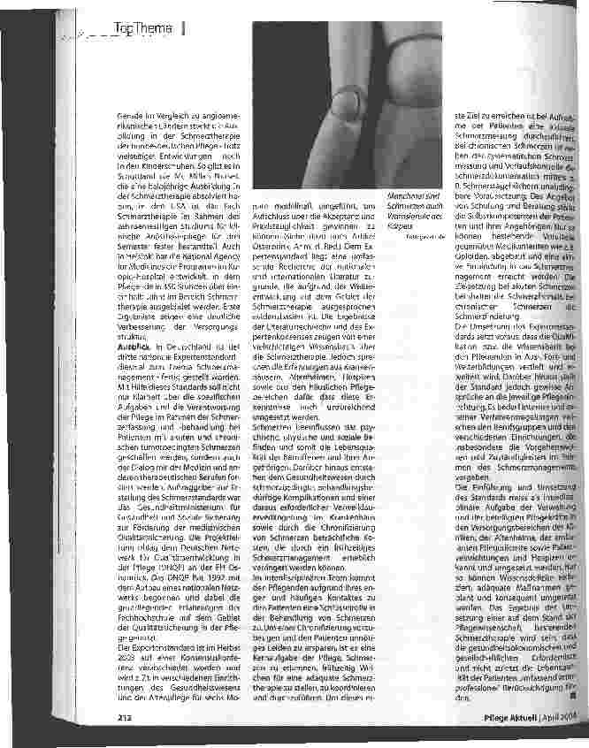 Vorschauseite 3: Pflegekompetenz für die Schmerztherapie