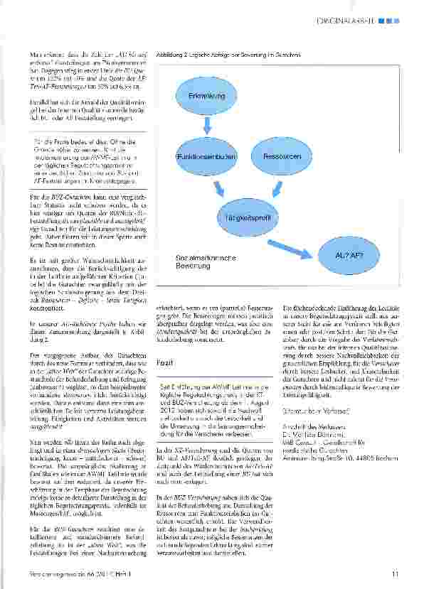 Vorschauseite 3: Umsetzung der AWMF-Leitlinie zur Begutachtung bei psychischen Erkrankungen