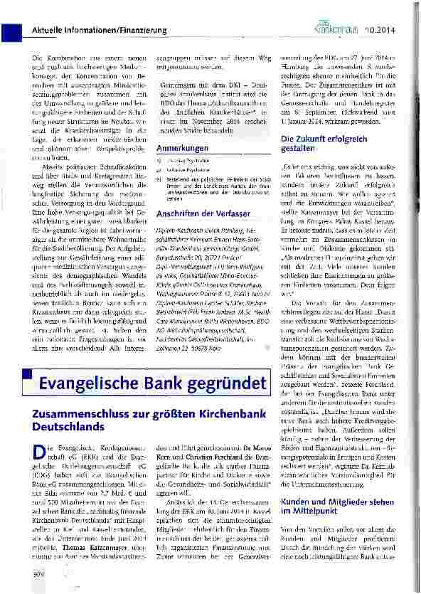 Vorschauseite 6: Szenario: Neues Zentralklinikum sichert medizinische Versorgung