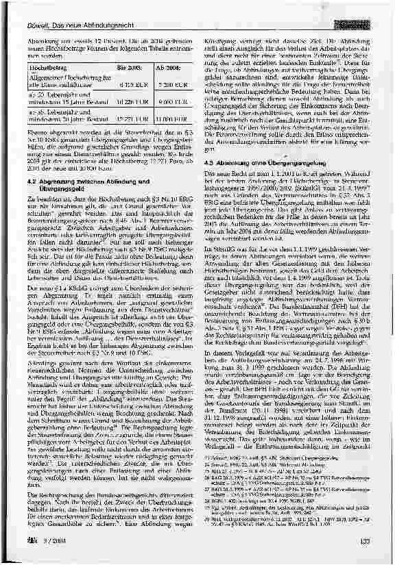 Vorschauseite 4: Das neue Abfindungsrecht