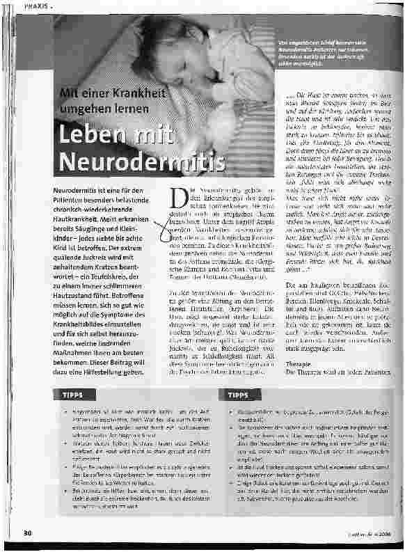 Vorschauseite 1: Leben mit Neurodermitis