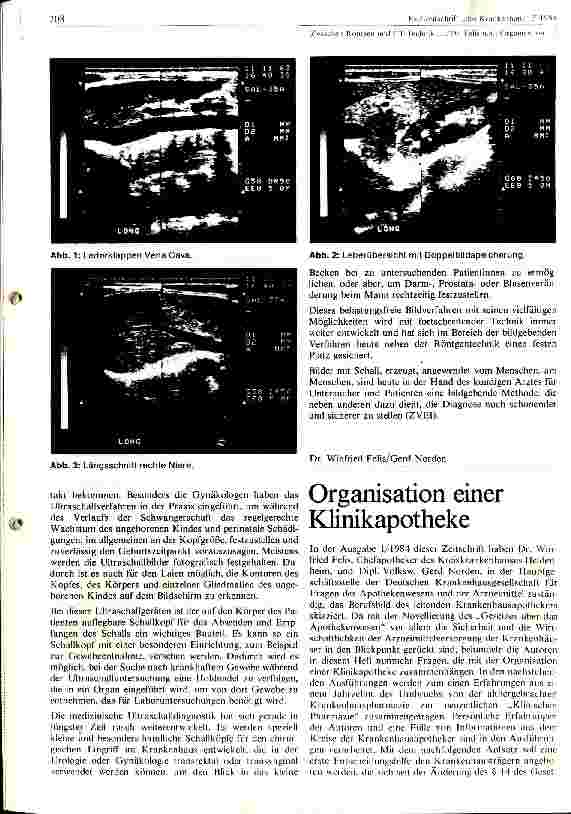Vorschauseite 1: Organisation einer Klinikapotheke