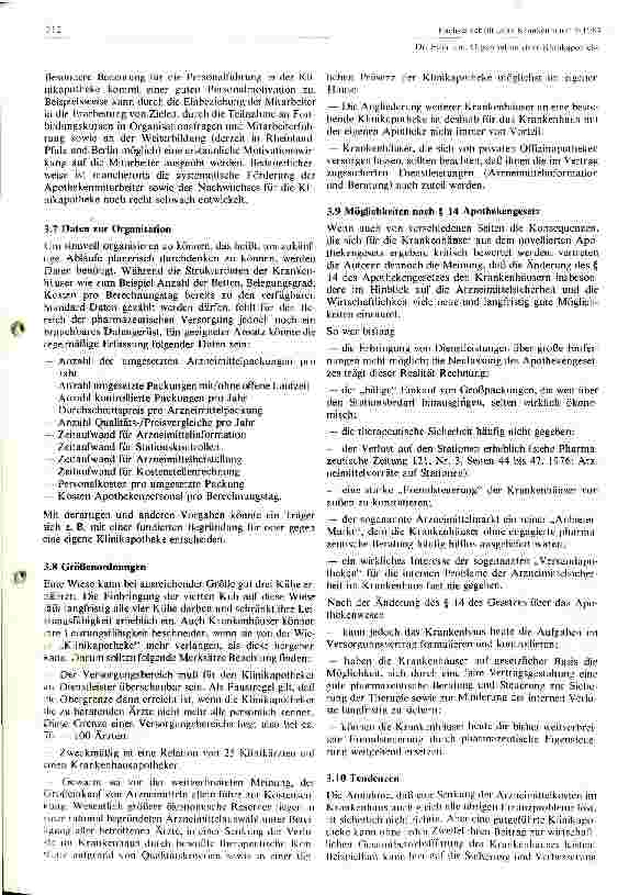 Vorschauseite 5: Organisation einer Klinikapotheke