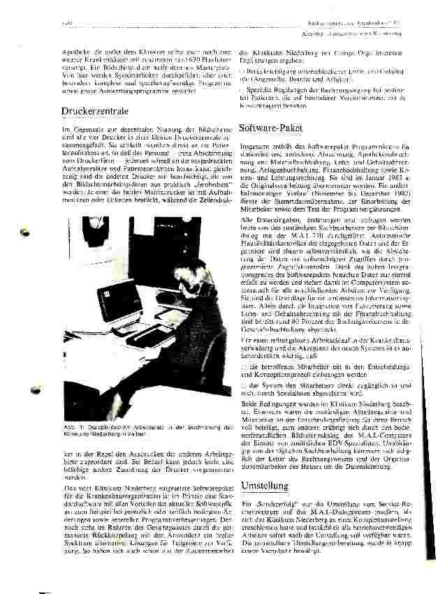 Vorschauseite 3: Dialogsystem eines Krankenhauses